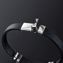 Pulsera de acero inoxidable con cuentas de constelación 201&nbsp;ZODI-PW0001-044I