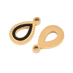 Ciondoli in acciaio inox smaltato 304&nbsp;STAS-Z190-01G-01