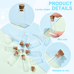 50 шт. стеклянная банка стеклянные бутылки контейнеры для бисера&nbsp;DIY-YW0017-27