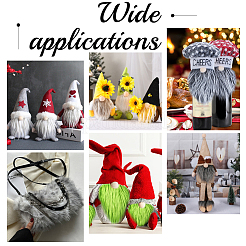 Ткань из искусственной шерсти на Рождество&nbsp;BJEW-WH0514-13C