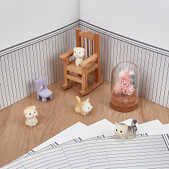 PVC-Tapete Mini-Modell&nbsp;DIY-WH0671-396A