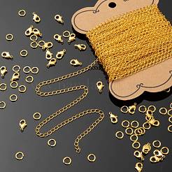DIY Messing verdrehte Ketten Halskette Herstellungssets&nbsp;DIY-LS0002-85