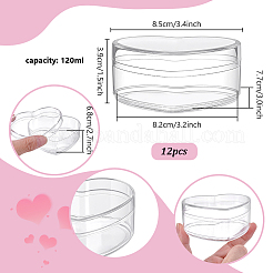 Подарочные коробки для конфет в форме сердца из прозрачного пластика&nbsp;CON-WH0085-163