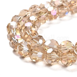 Perles en verre transparentes&nbsp;EGLA-A035-T10mm-B22