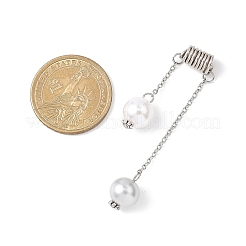 Круглые абс пластмассовые жемчужные подвески&nbsp;PALLOY-JF04684-01