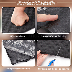 Резиновый звукопоглощающий термостойкий коврик&nbsp;DIY-WH0496-78