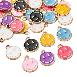 28шт 7 цвета сплава эмаль подвески&nbsp;ENAM-FP0001-66