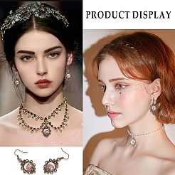 Kit para hacer pendientes de cúpula en blanco&nbsp;DIY-SC0021-58