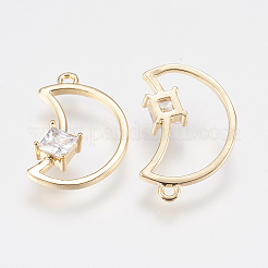 Латунные микро проложить кубического циркония подвески&nbsp;LS-KK-A144-017G