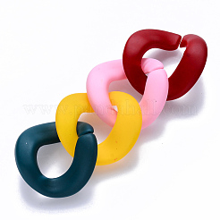 Anelli di collegamento in acrilico verniciato a spruzzo opaco&nbsp;OACR-S036-004A-I