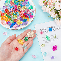 160шт 4 стиля прозрачные акриловые бусины&nbsp;OACR-PH0004-21