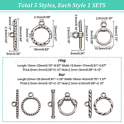 5 set di 5 fermagli a levetta in acciaio inossidabile 304&nbsp;STAS-DC0008-15