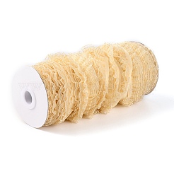 Rubans de polyester en mousseline de soie plissée à deux niveaux&nbsp;OCOR-TAC0013-05A