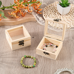 Boîtes de rangement en bois&nbsp;WOCR-CL0001-02B