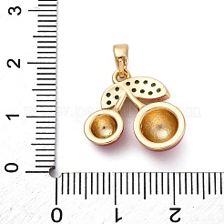 Ottone micro spianare pendenti zirconi&nbsp;KK-V009-15G-02
