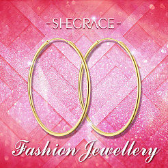 Orecchini con cerchio in argento sterling&nbsp;JE670B-04