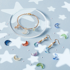 120шт 12 цвета стеклянные подвески&nbsp;GLAA-GA0001-99