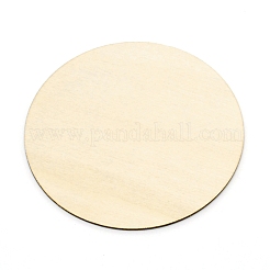 Placas de hitos de flores de madera natural&nbsp;WOOD-WH0026-01C