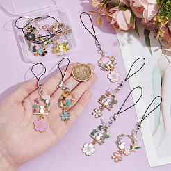 10 шт. сплав эмали мобильные ремни&nbsp;HJEW-OC00066