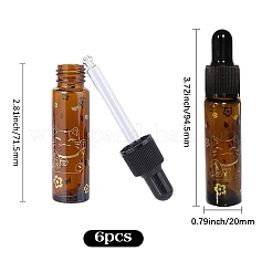 6 шт. резиновых флаконов-капельниц&nbsp;MRMJ-DJ0001-40