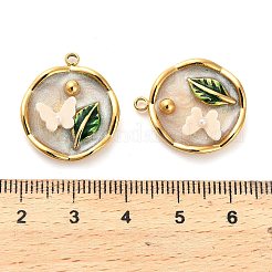 Подвески из нержавеющей стали 304 с эмалью&nbsp;STAS-B084-09G-01