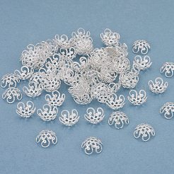 Tappi di perline fantasia in ottone&nbsp;X-KK-O131-25S