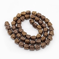 Гальванизировать немагнитных синтетический гематит бисер пряди&nbsp;LS-G-J181-08