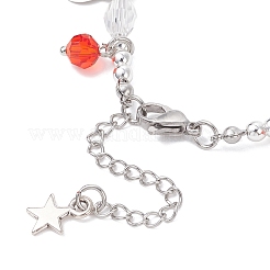 Браслеты из стеклянных бусин для женщин&nbsp;BJEW-JB12559