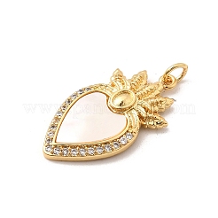 Латунные микро проложить кубического циркония подвески&nbsp;KK-K302-20C-G