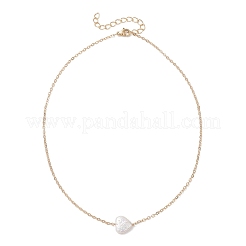 Женские ожерелья с подвеской в виде сердца из натурального жемчуга Кеши&nbsp;NJEW-JN05825