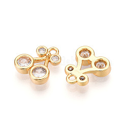 Латунные микро проложить кубического циркония подвески&nbsp;KK-N261-110A-G