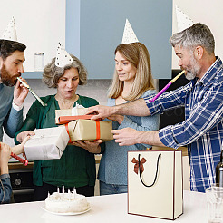 4 шт. прямоугольные бумажные подарочные пакеты&nbsp;AJEW-TA0001-60B