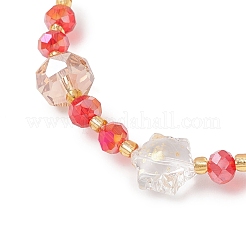 3шт. стеклянные бусины эластичные браслеты для женщин&nbsp;BJEW-MZ00191