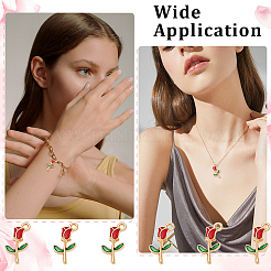 100 шт. Подвески из сплава с эмалью&nbsp;ENAM-ME0001-60