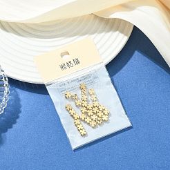 Латунные бусины в форме клевера&nbsp;XGRPCU725-301G