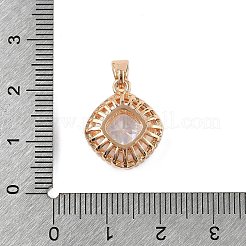 Латунные микро проложить кубического циркония подвески&nbsp;KK-E795-01KCG