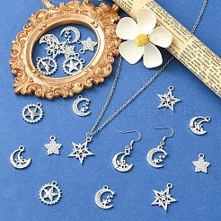 10шт 5 стиля подвески из сплава с кристаллами и стразами&nbsp;FIND-YW0011-73