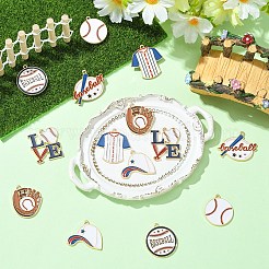 14 pendentif sport en alliage émaillé&nbsp;ENAM-YW0009-42