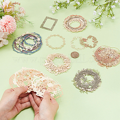 6 Satz selbstklebende Papieraufkleber in 6 Stilen&nbsp;DIY-HY0003-43