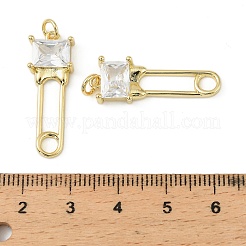 Латунные микро проложить кубического циркония подвески&nbsp;KK-H527-30G