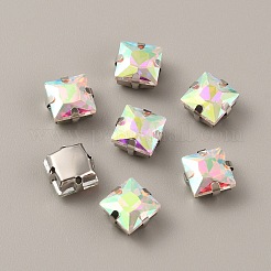 Quadratische Form Strass aufnähen&nbsp;FIND-WH0128-89C