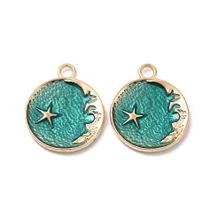 Emaille Anhänger Legierung&nbsp;ENAM-N054-008D-G