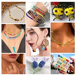 3 цвет непрозрачные стеклянные бусины&nbsp;SEED-PH0001-52