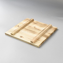 Деревянный теплоизоляционный коврик для горшка AJEW-WH0270-479