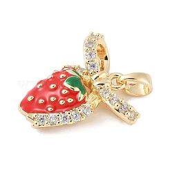 Латунные микропроволочные кубические циркониевые подвески из эмали&nbsp;LS-KK-M326-05A-G