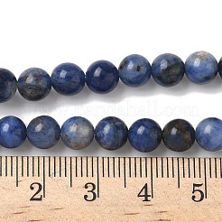 Природный содалит бисер нитей&nbsp;G-G515-6mm-07