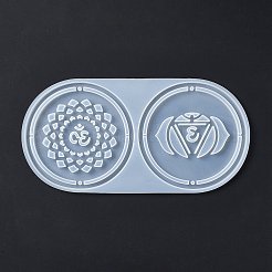 Meditations-Yoga-Anhänger Cup Mat Silikonformen&nbsp;LS-DIY-B056-02A