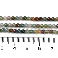 Natur Indien Achat Perle Stränge&nbsp;X-G-A130-3mm-K12