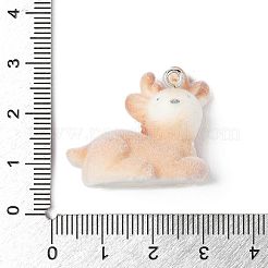 Подвески из непрозрачной смолы&nbsp;RESI-G105-06A