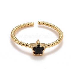 Anelli gemelli zirconi&nbsp;RJEW-E060-01G-01